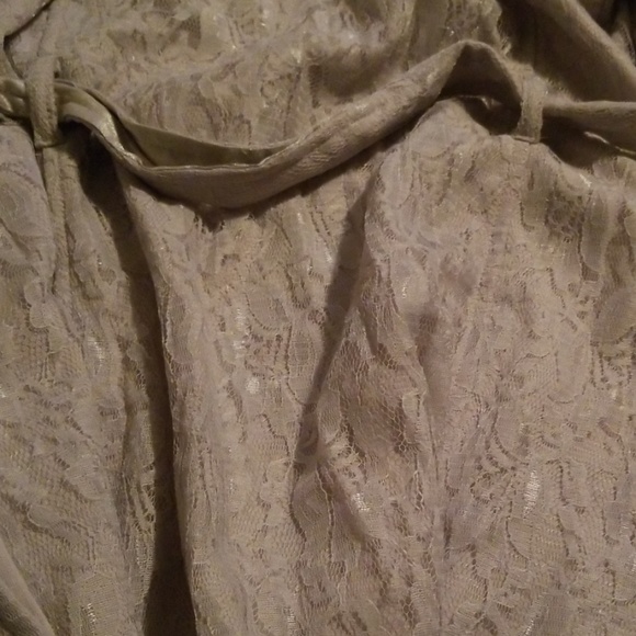 NWT The Buckle Silver Lace Trench Jacket BKE - Picture 8 of 8